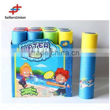 summer hand water kids toy water cannon water gun eva foam pump 36X7X7cm