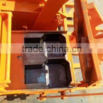 Branch Office in Kenya Manual Brick Shaping Machine QMR2-40 Fly Ash Interlocking Brick Machine Price in Ghana
