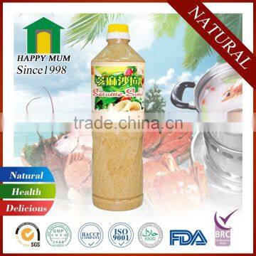 Europe Wholesale HACCP Sesame Salad Dressing 1L