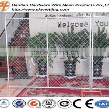 american style chain link temporary fencing