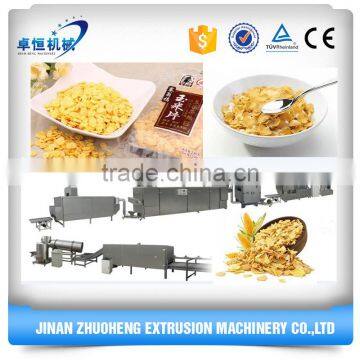 Twin screw Breakfast Cereal Corn Flakes/Fruit Loops/Choco Chips Machine Production Line