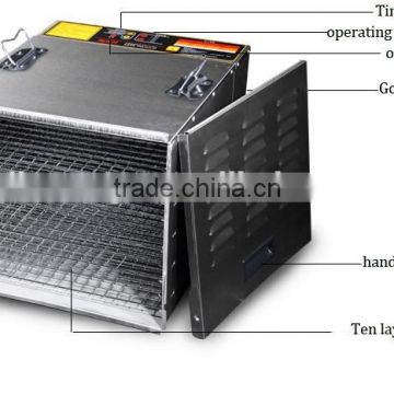 Commercial food dehydrator for fruit and vegetable