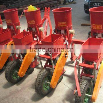 corn seeder with fertilizer spreader