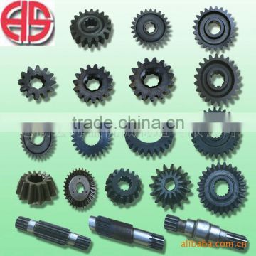 Agricultural machinery parts gears and gear shafts