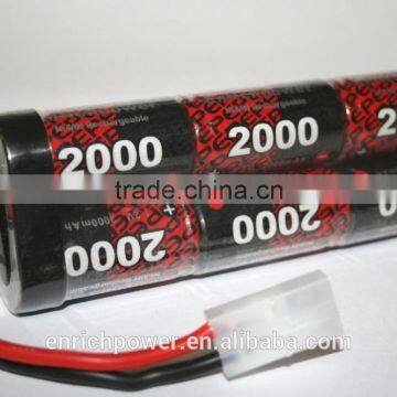 rechargeable rc car 7.2v 2200mah sc nimh battery pack