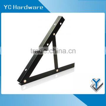 Machining Stamping Steel Solar Panel Metal Heavy Duty Angle Roof Mounting L Shape Shelf Corner Braket photo-2