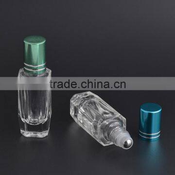 10ml Empty Clear Glass Roll on Perfume Bottle for Cosmetic Packaging With Stainless Steel Roller Ball photo-4
