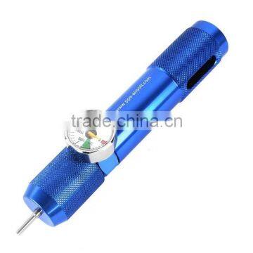 PPS Co2 Gas Refill Charger Adapter With PSI Gauge for Airsoft 12g CO2 Bottle photo-2