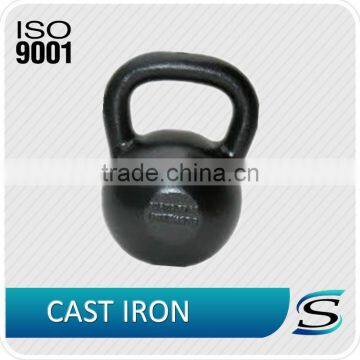 Shandong black painting kettlebell made of cast iron