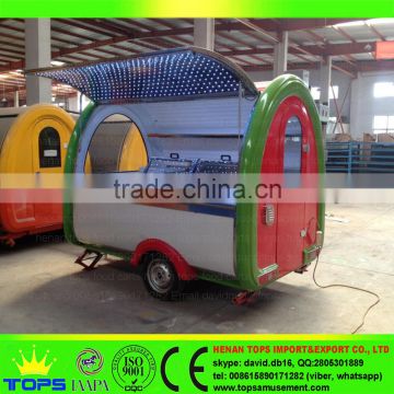 Churro Food Trailer Truck Towable Fast Mobile Kitchen Tricycle