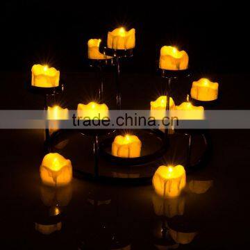 Amazon Hot Seller Led Yellow Flicking Tealight Drop Tear Led Tealight Candle Flameless Tealight Candles Battery Powered Candles photo-4