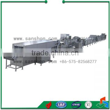 Vegetables and fruits freezing production line