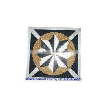 Water-jet marble medallion/ marble mosaic