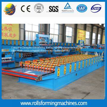 Glazed Steel Tile Roll Forming Machine/High Rib Roofing Panel Roll Forming Machine/Roof Panel Machine photo-3