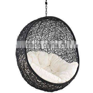Wicker Aluminum Hanging Egg Chair Baby Egg Swing Chair photo-4