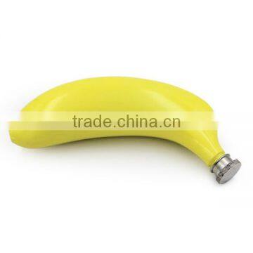 Bananas Stainless Steel Hip Flask, 5 OZ Stainless Steel Flagon Banana Hip Flask photo-3