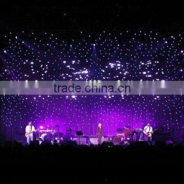 rgb stage lighting deco LED star black cloth