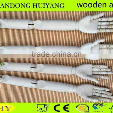 Flexible Display Store Fixture Adjustable Whole Sale Mannequin Wooden Arms photo-2