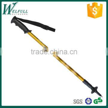 Aluminum Trekking Pole, PP Handle, Internal Lock, 3 Sections SZ15512