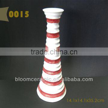 Porcelain flower vase high tech product