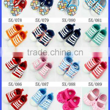 ew Girls Kids Sweet Newborn Baby Shoes Canvas Mary Janes Polka Bow Prewalker Shoes Princess Ballet Dress Shoes photo-6