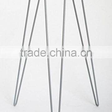 Garden Metal Wire Planter, Hairpin Planter, Grey photo-3