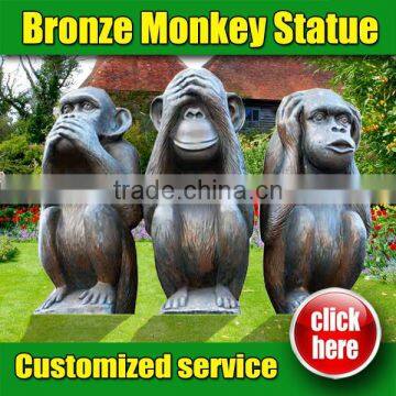 High Quality Monkey thinker Statue with low price