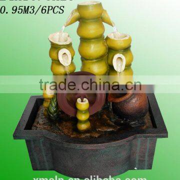 polyresin bamboo fountain