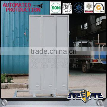 Military wall lockers steel cupboard locker /3 door steel storage cabinet