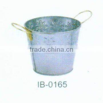 Metal bucket, customized color, galvanized steel bucket