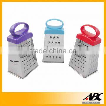 Colorful 4 Sided Stainless Steel Ginger Grater For Vegetable