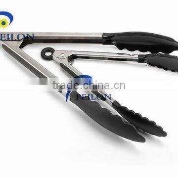 Stainless Steel Kitchen Tongs BBQ Silicone Tongs photo-4