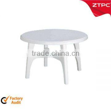 Plastic outdoor round folding table