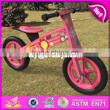2017 Best Design Original Work Pink Balance Wooden Kids Bikes for Sale W16C179 photo-5