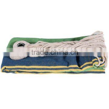 Outdoor Navy Blue Lightweight Canvas Portable Hammock With Carry Bag photo-5