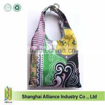 Reusable and Recyclable Folding Tote Bag With Snap Closure photo-3