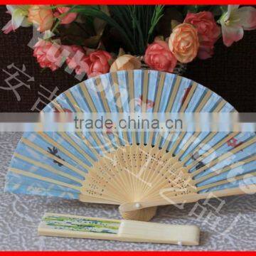 Japanese Fabric Advertising Fan Made From Anji photo-2