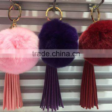 Trendy Rabbit Fur Key Chain K024-006 photo-3
