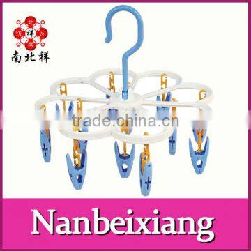 Double Loop 12 Legs PP wholesale Household Plastic Clothes Drying Rack