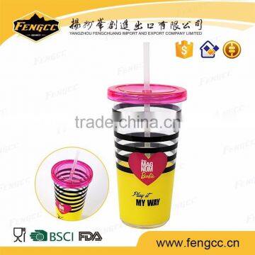 hot sale 1000ml travelling Portable plastic cup printing