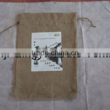 gunny rice bags 30*50 cm printing LOGO nature color