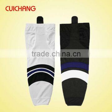 100% polyester hockey socks