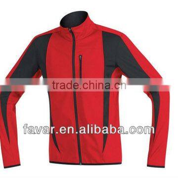 Hi Vis Protect Bike Wear Contest 92% Polyester 8% Spandex Red Softshell Jacket