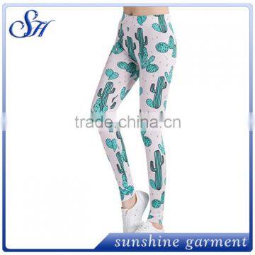 92%polyester 8%spandex women's leggings wholesale 2017 KX012