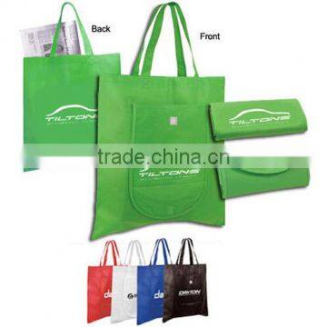 portable non woven folding tote bag