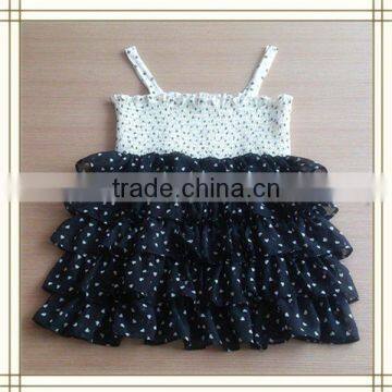 Summer Breathable Plain Dyed Baby Tutu Chiffon Skirt for Girls for Stage & Dancer Wear