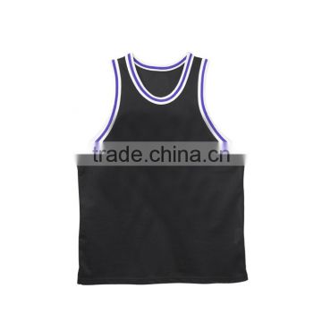 Black Basketball Jersey Tank Top Wholesale