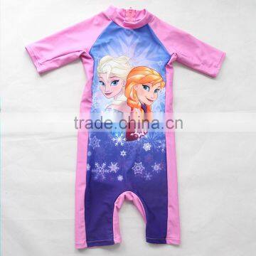 Young Girl Fshion Cartoon Conjoined Swimwear photo-3