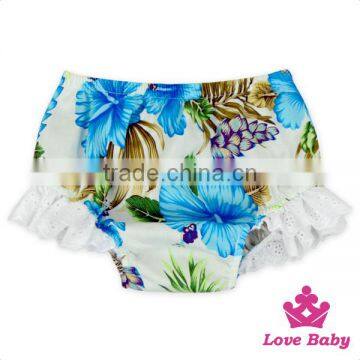 66TQZ460 Lovebaby Fancy Girl Ruffle Short Printed Flowers Pants Suits For Baby Gilrs Wear photo-2