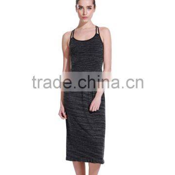 OEM & ODM Woman Sleeveless Casual Dresses Seamless Dress